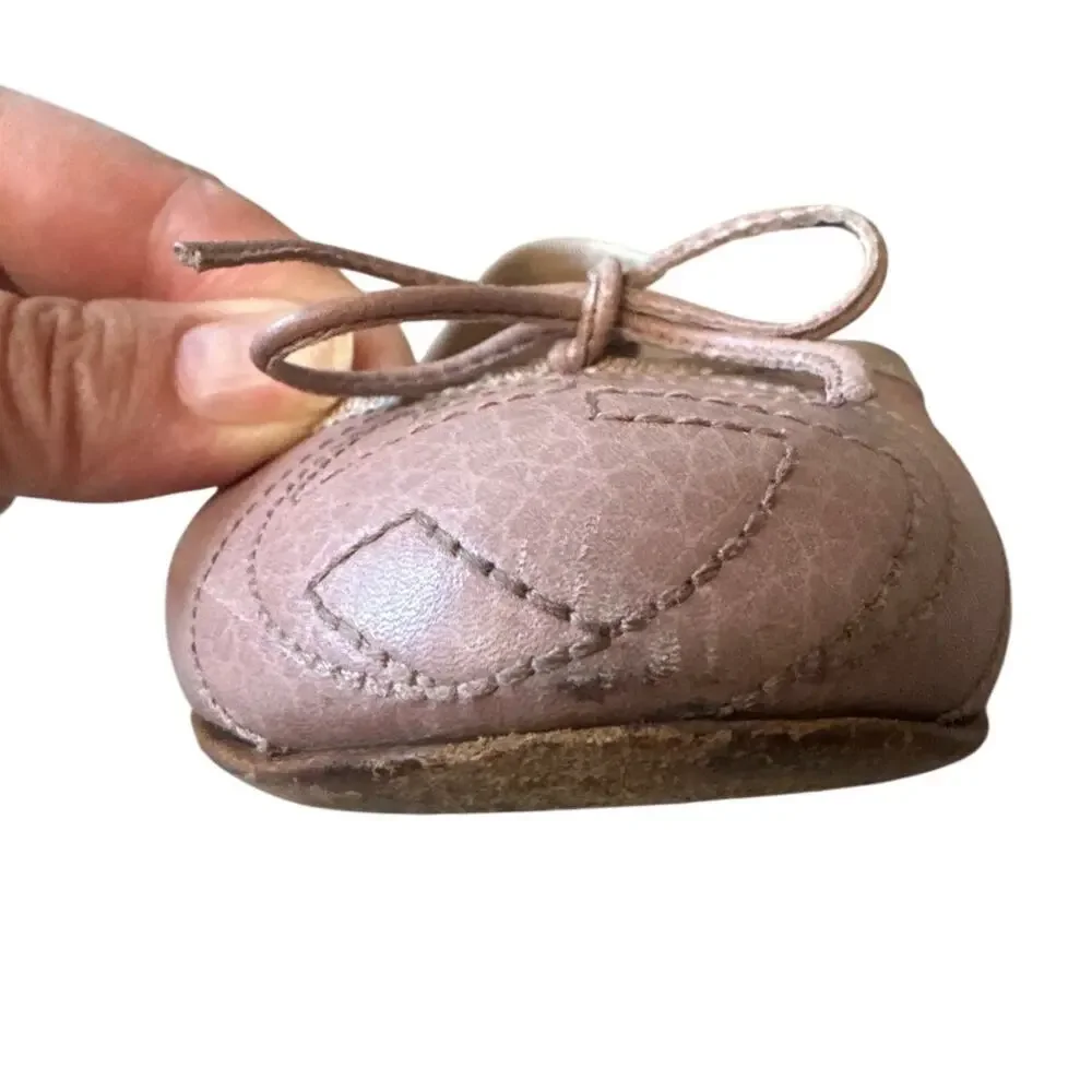 Gucci Ballet Flats Interlocking G Dusty Pink Leather 36.5 - Picture 12 of 14